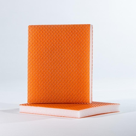 Uneeda EKADIAMOND No Shed Sanding Sponge 1 / 2 inch Grit No 220 (600-800 Grit Scratch) Orange, PK10 P-106126